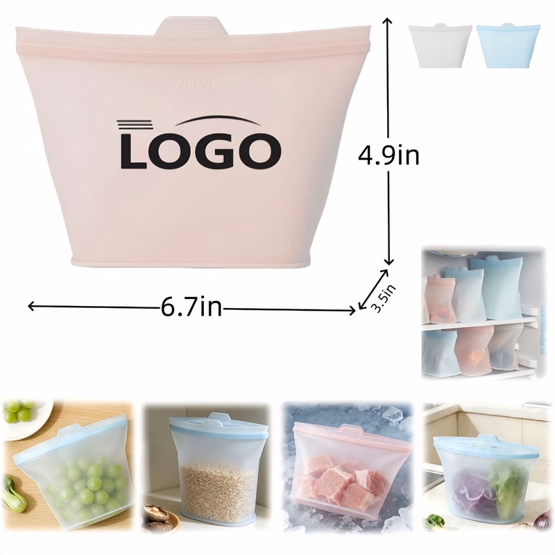Customized Silicone Airtight Food Storage Bag