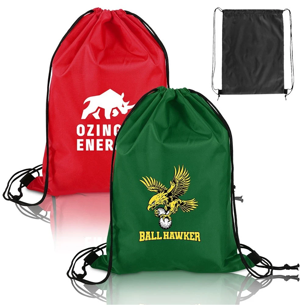 Budget Friendly Drawstring Backpack (14" X 18") 1