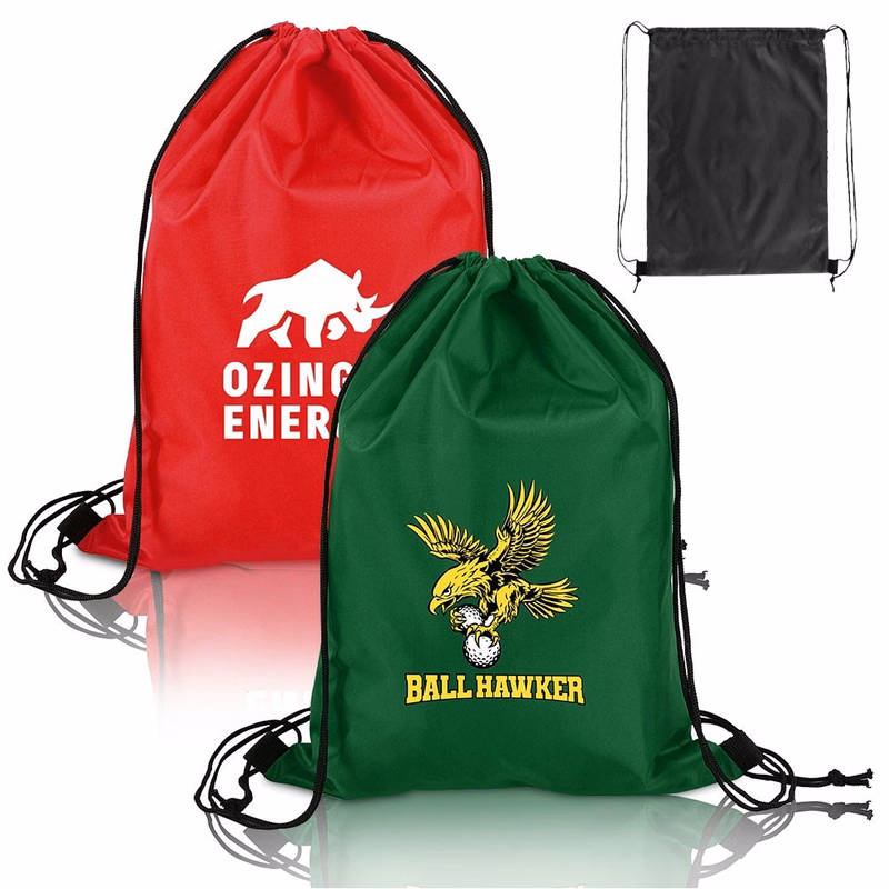Budget Friendly Drawstring Backpack (14" X 18")