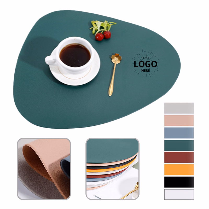 Heat-Resistant Stain-Resistant Leather Coaster Set