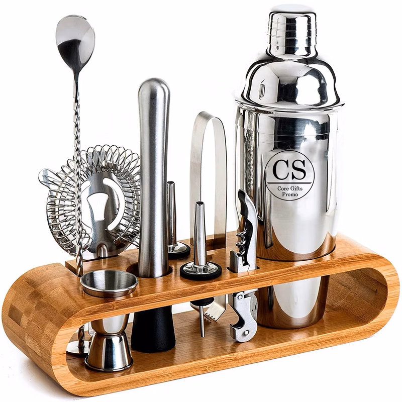 10-Piece Bartender Kit With Stand