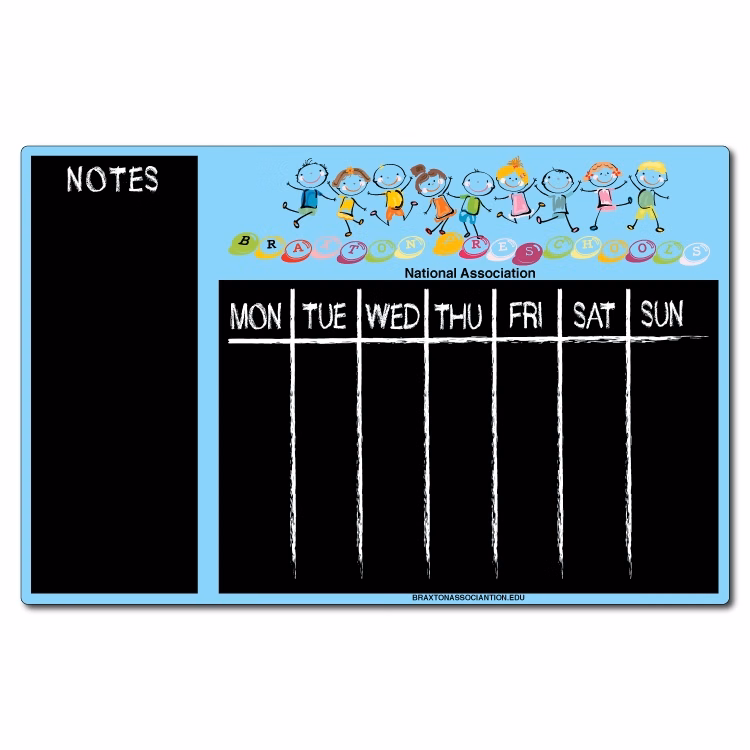 20 Mil Rectangle Chalkboard
