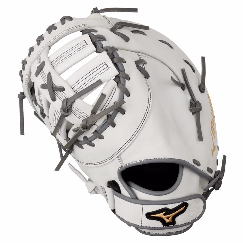 MVP Prime Fastpitch Softball First Base Mitt 13", BioSoft Leather, Center Pocket Design