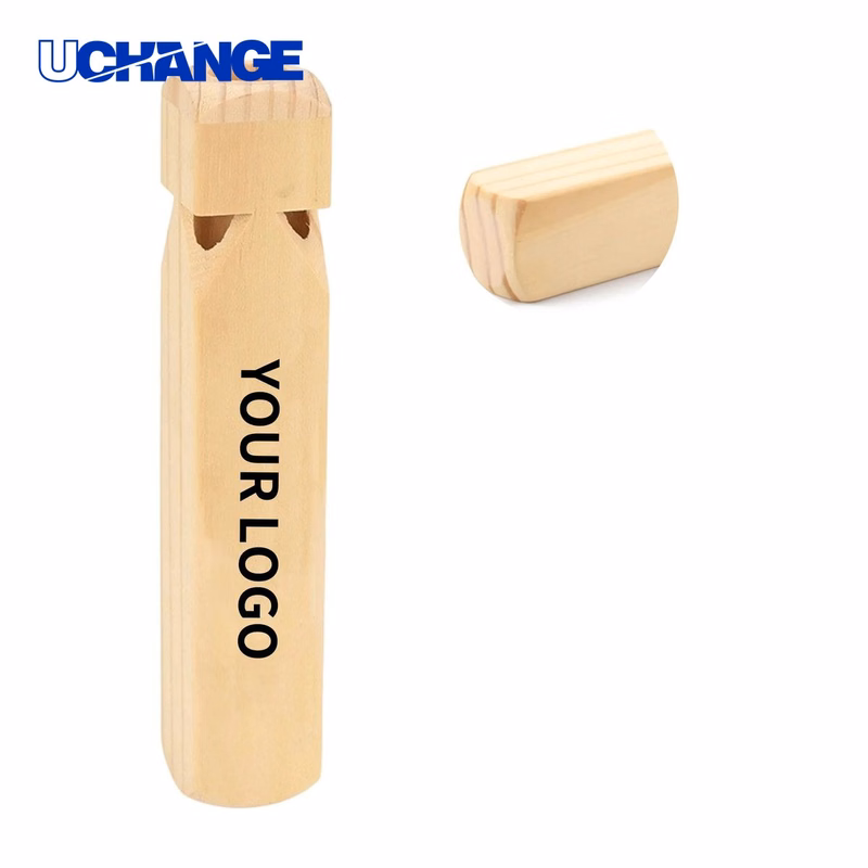 Wooden Train Theme Whistle Toy