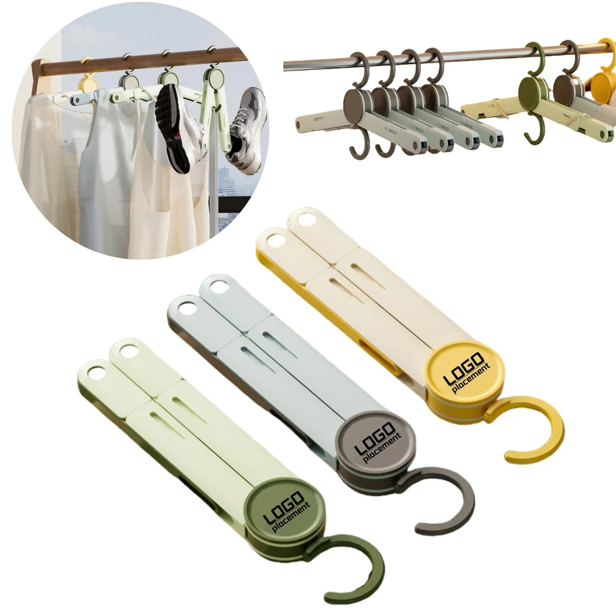 Foldable Multipurpose Hanger - Ideal for Travel 1