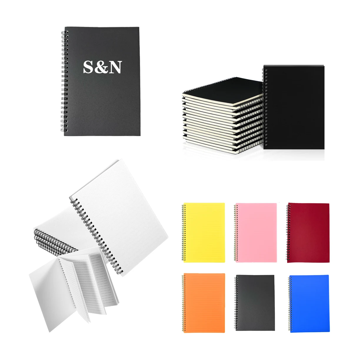 Mini Portable Plastic Coil Notebook 1