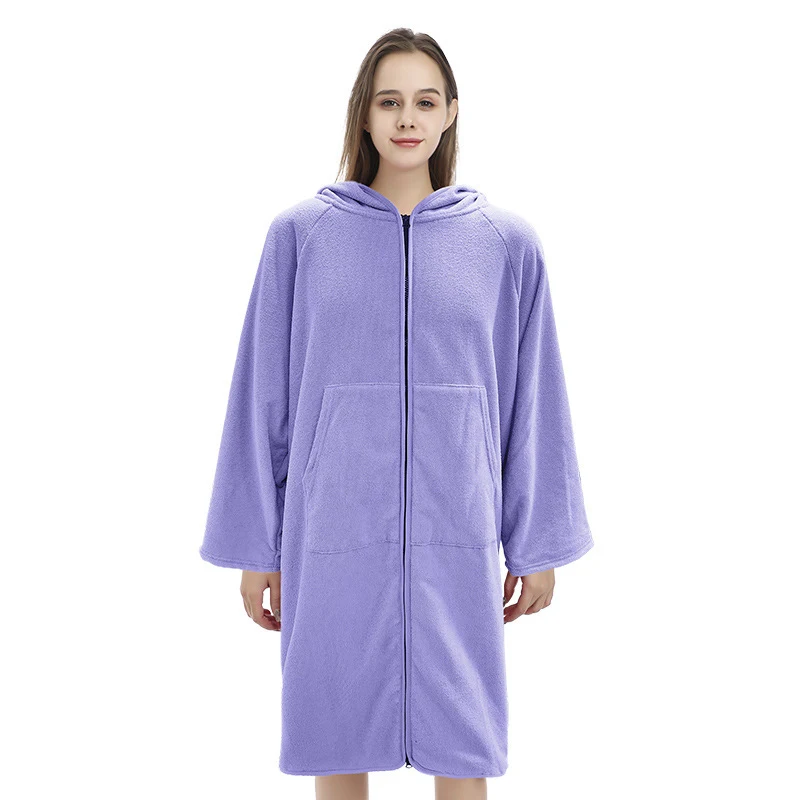 Surf Poncho Zipper Towel Hoodie 1