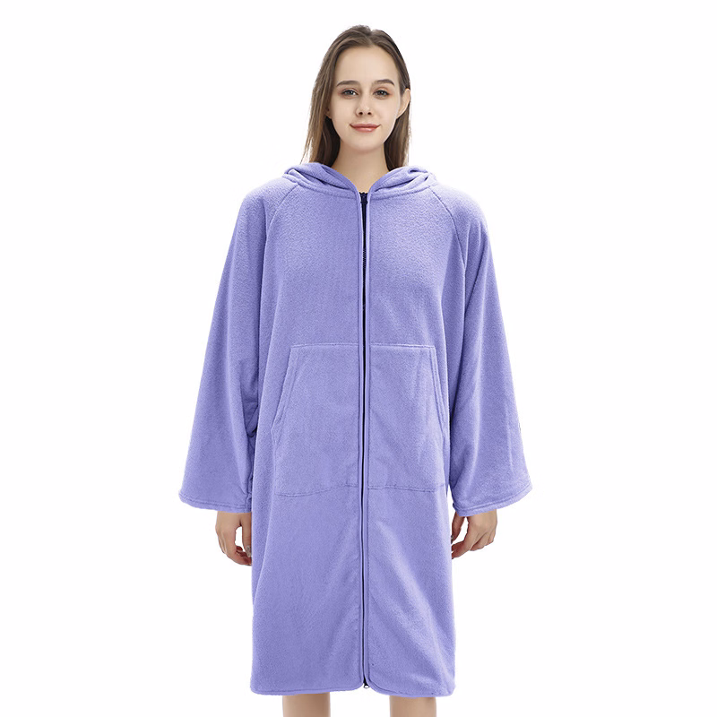 Surf Poncho Zipper Towel Hoodie