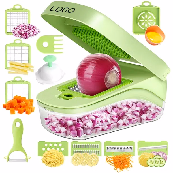 17-In-1 Vegetable Chopper with Storage Container