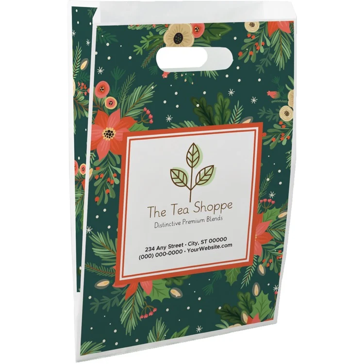 Christmas Scatter Design 3 Merchant Paper Bags (9" x 13" x 2.5") 1