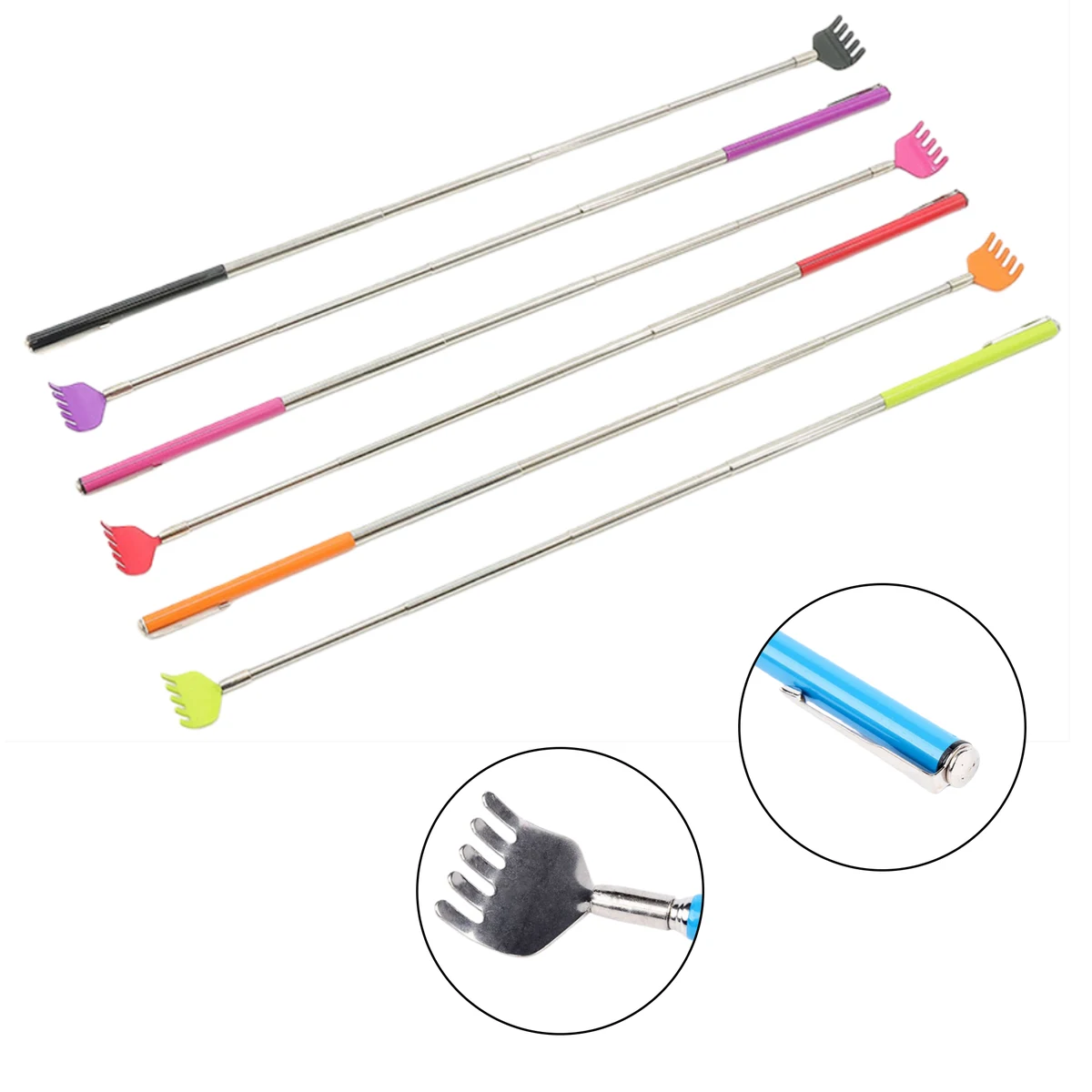 Extendable Back Scratcher Metal Telescoping Tool 1