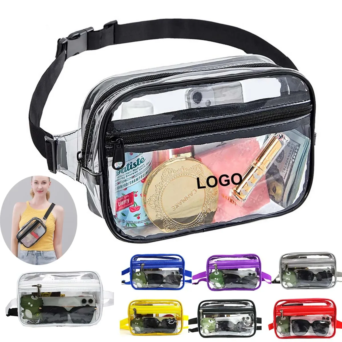 Clear Stadium Fanny Pack for Women Men 1