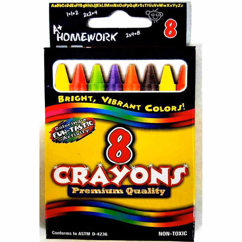 Crayons - 8 Count Vibrant Colors