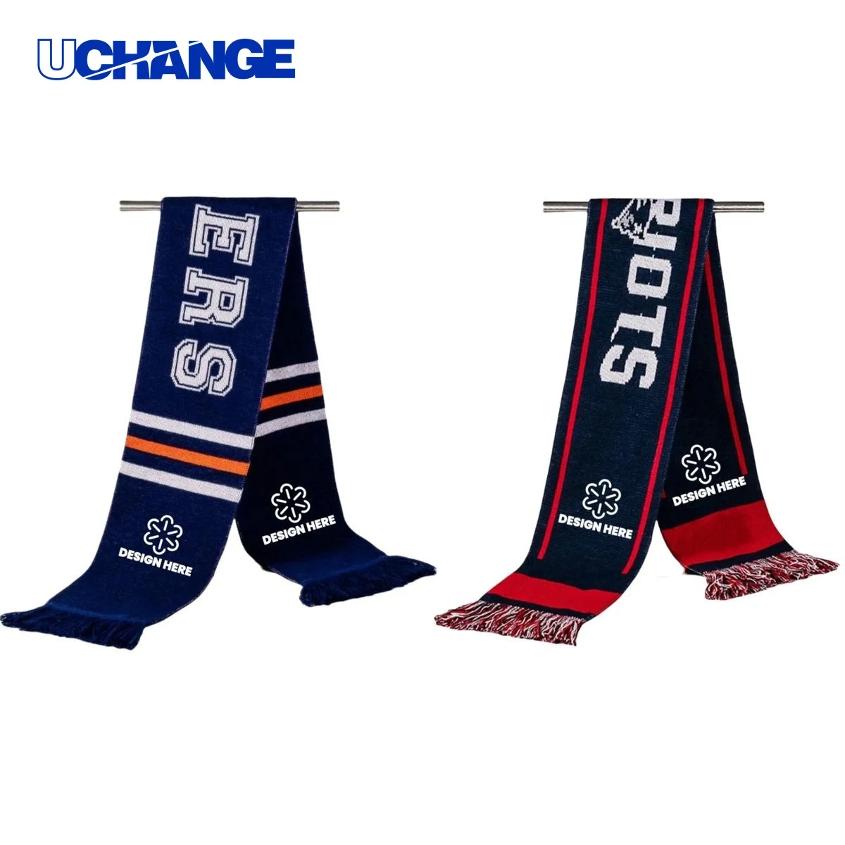 Knitted Soccer Stadium Scarf 1