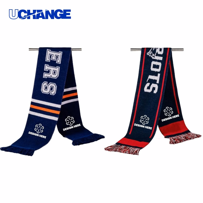 Knitted Soccer Stadium Scarf