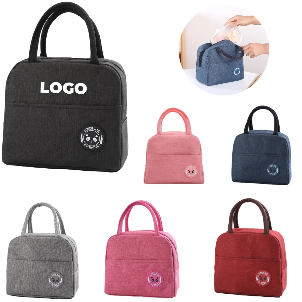 Full Color Insulated Lunch Box Bag 1