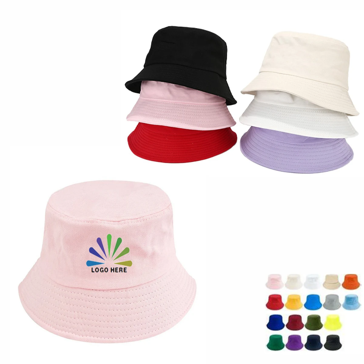 Polyester Foldable Fisherman Hat MOQ1pcs 1