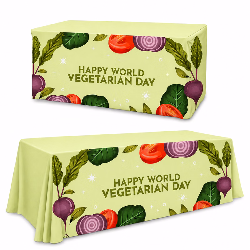 6'/8' Convertible Full Color Dye Sublimated Table Throw