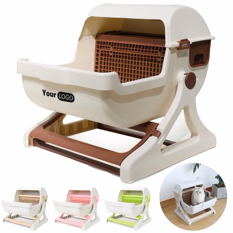 Polypropylene Large Semi-Automatic Cat Litter Box