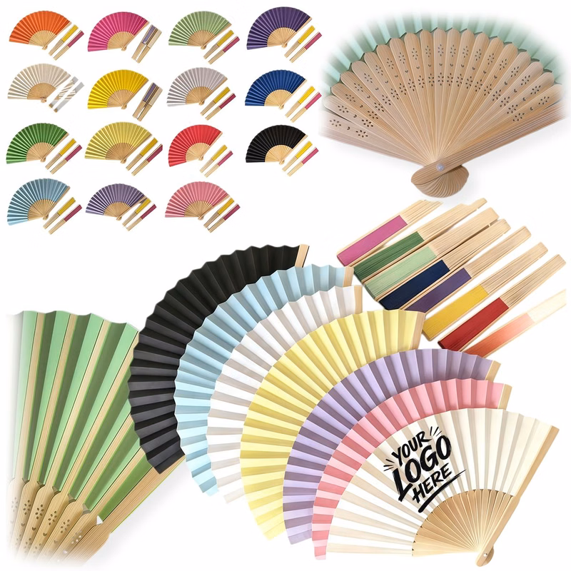 Bamboo Folding Hand Fan For Elegant Events