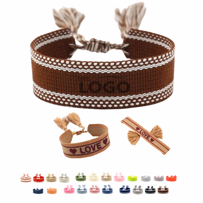 Woven Embroidery Tassel Bracelet