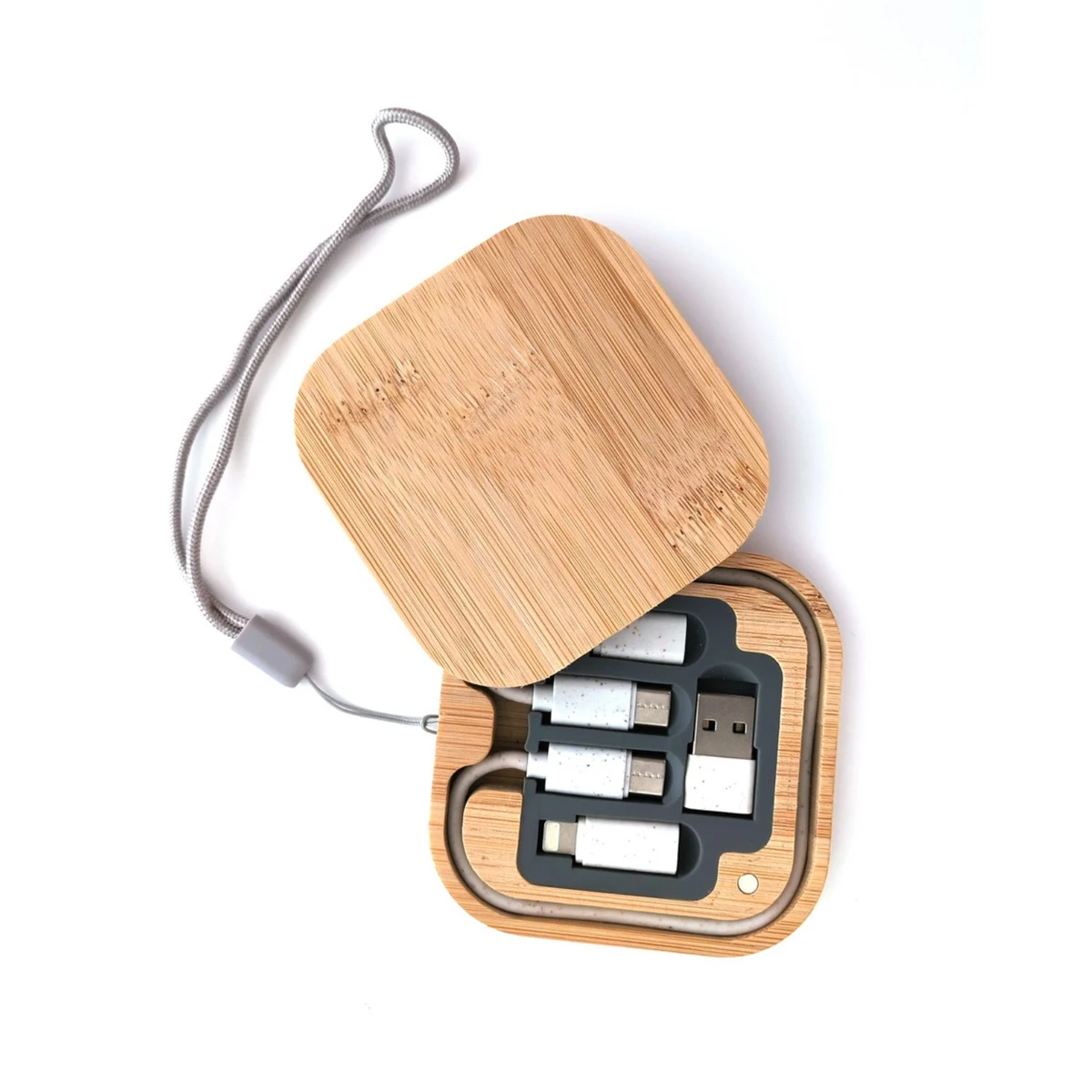 Eco Wheat Straw 5 in 1 Charging Cable Kit 1