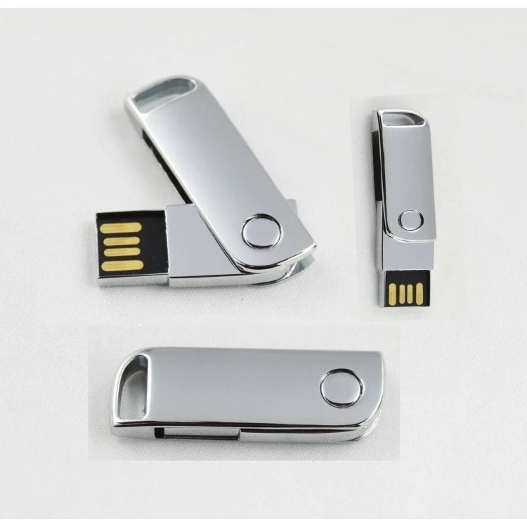 4G metal USB flash drivers with one color laser logo 1