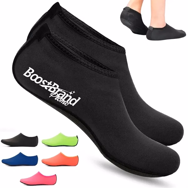 Custom Quick-Dry Aqua Water Shoes with Flexible Grip Sole — Beach & Pool Promo
