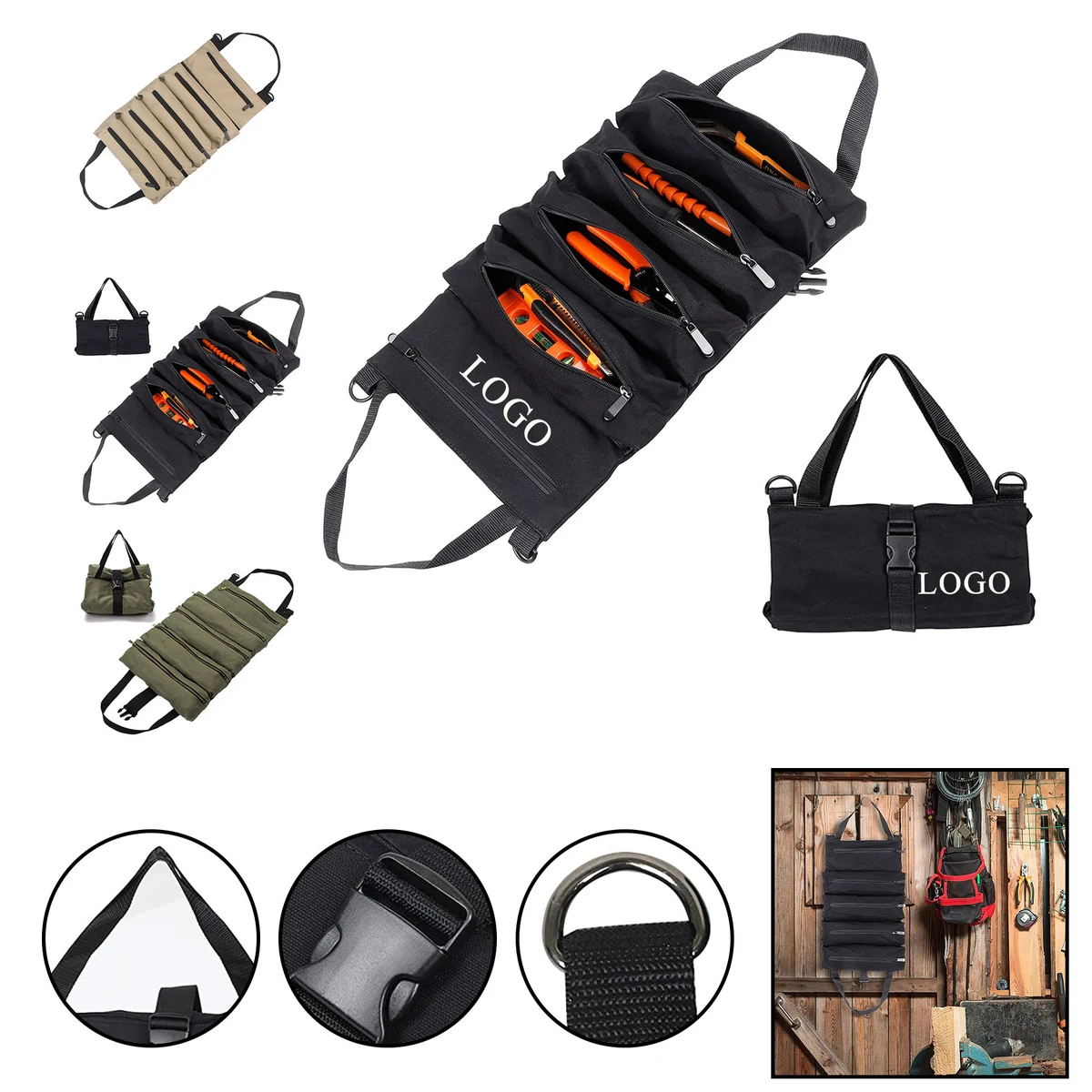 Multi-Purpose Roll Up Tool Bag 1