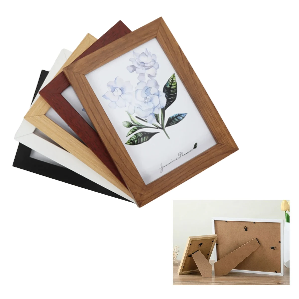 4.8"x6.8" Wood Photo Frame 1