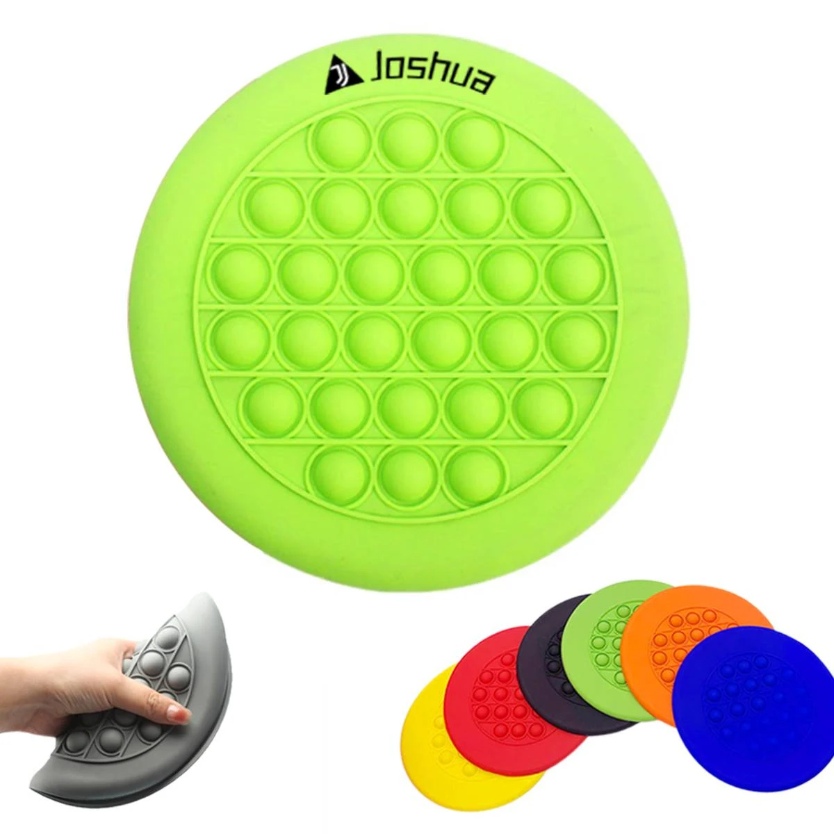 Silicone Push Pop Pet Toy Dog Flying Disc 1