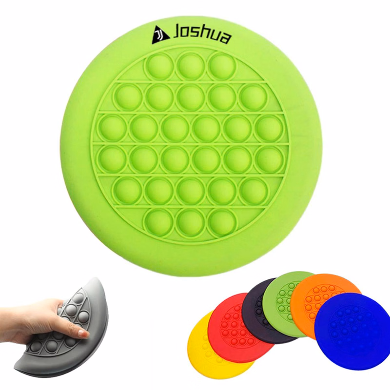 Silicone Push Pop Pet Toy Dog Flying Disc