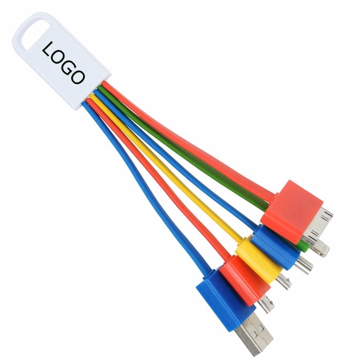 5-in-1 Charging Cable - Multi-Colour