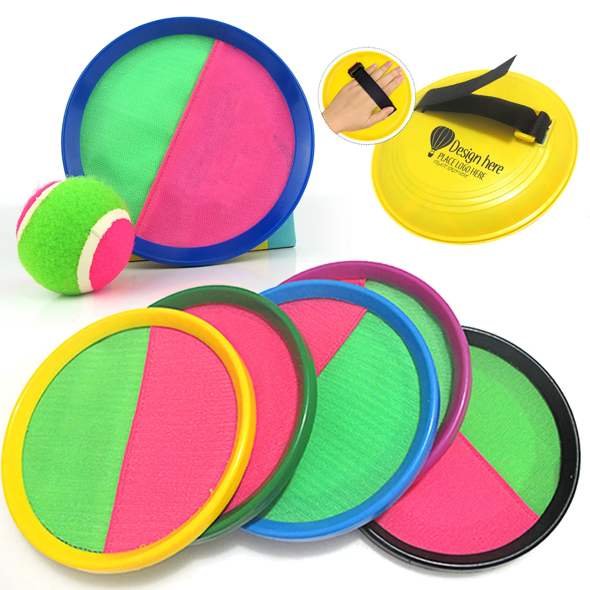 Paddle Catch And Toss Game Set Kids Toy 1