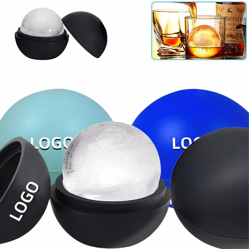 Premium Silicone Ice Ball Molds for Whiskey