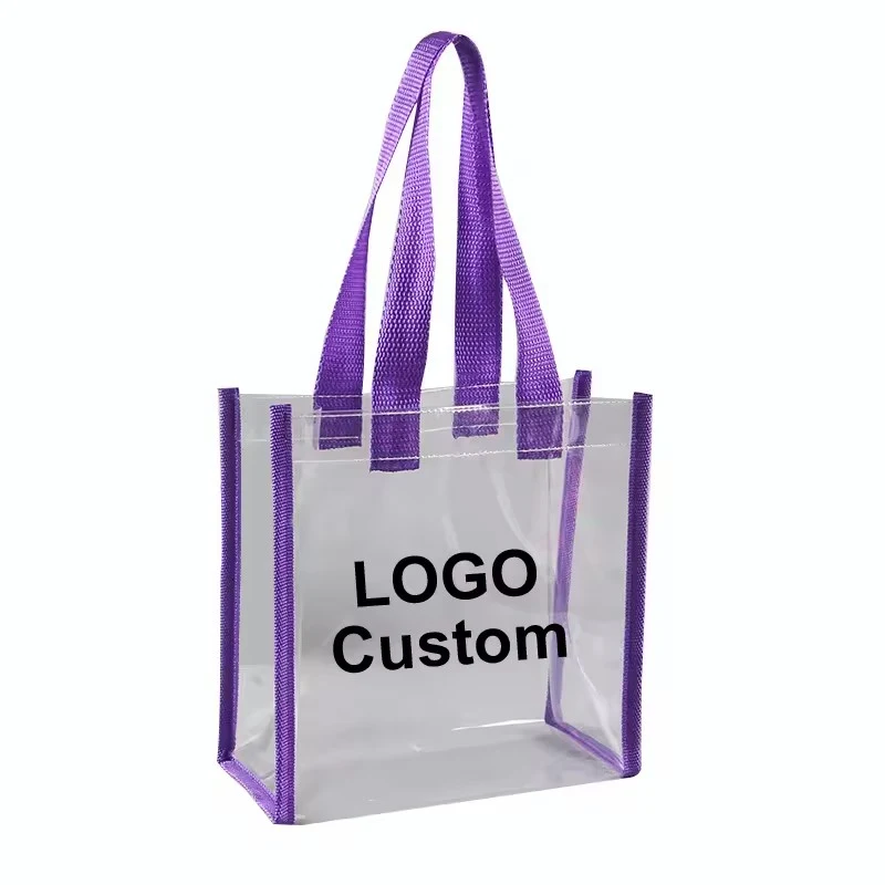 Clear PVC Stadium Tote Bags 1