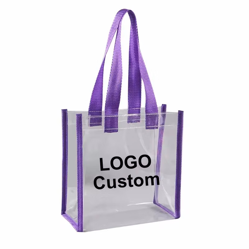 Clear PVC Stadium Tote Bags