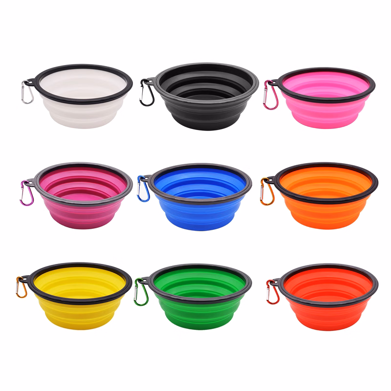 Customizable Safe & Portable Silicone Dog Bowl