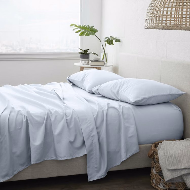 Bed Sheet Sets - Light Blue Full 4 Set
