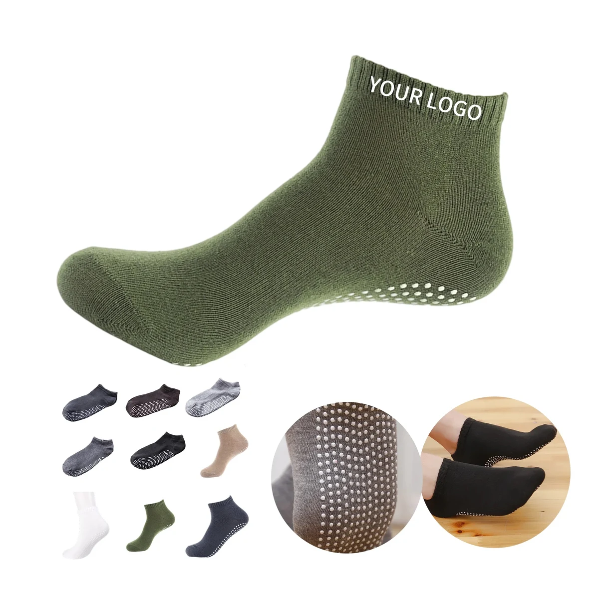 Men's Yoga Socks with Non-Slip Grip 1