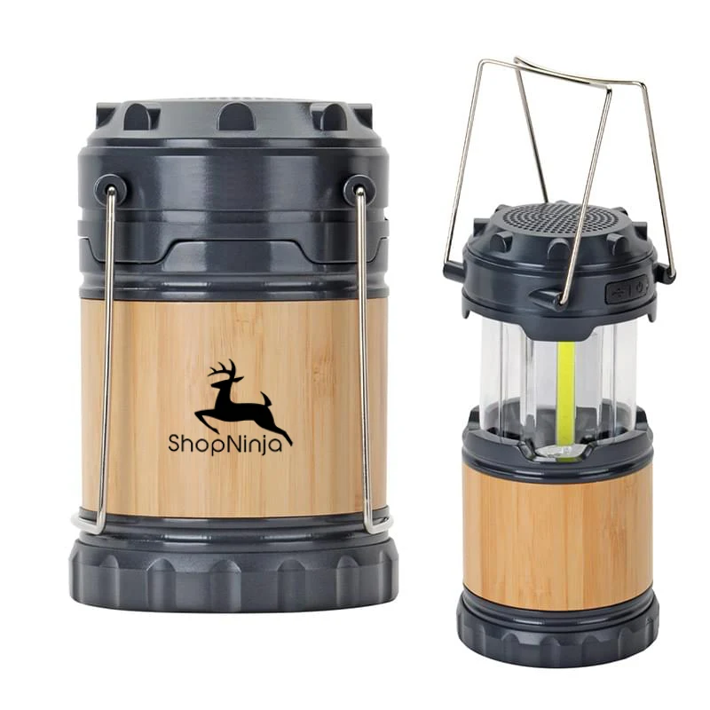 Bamboo Pop-Up Lantern With Speaker 1