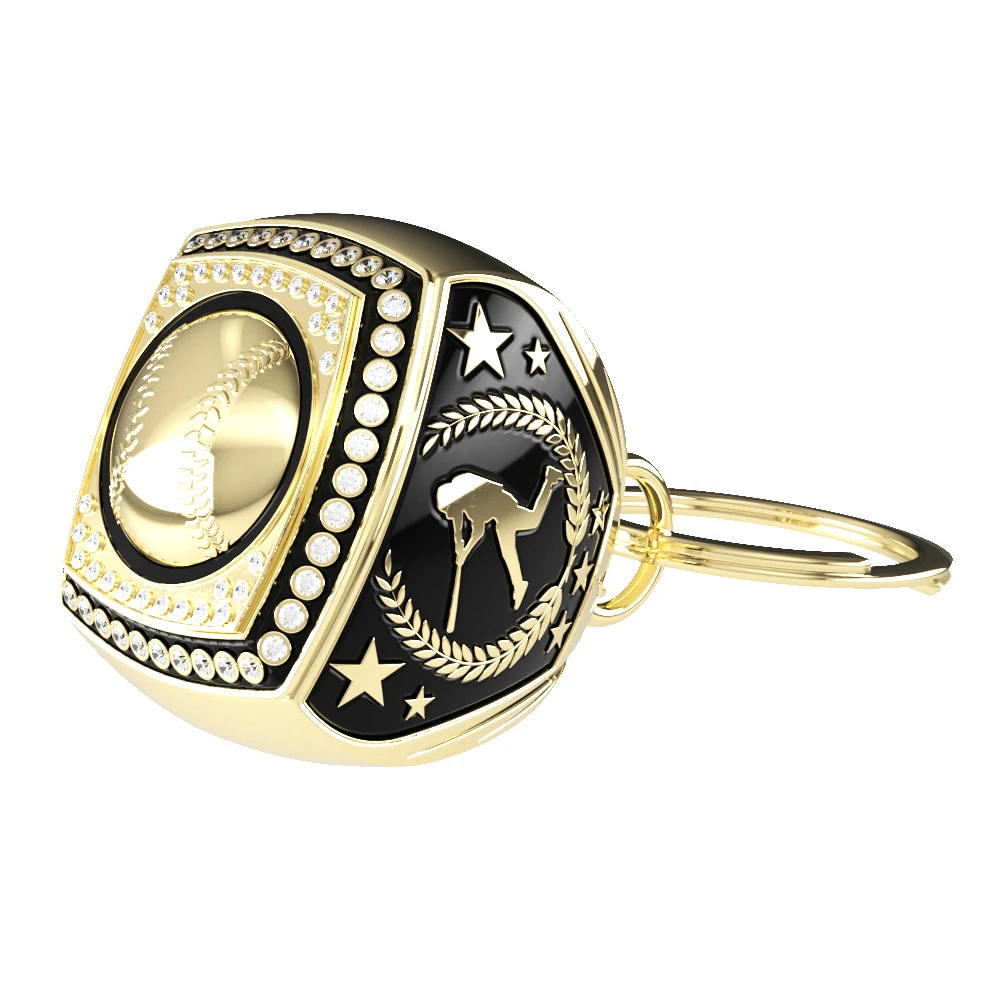 Epic Keychain Ring w/ Stock Bezel & Stock Side Inserts 1