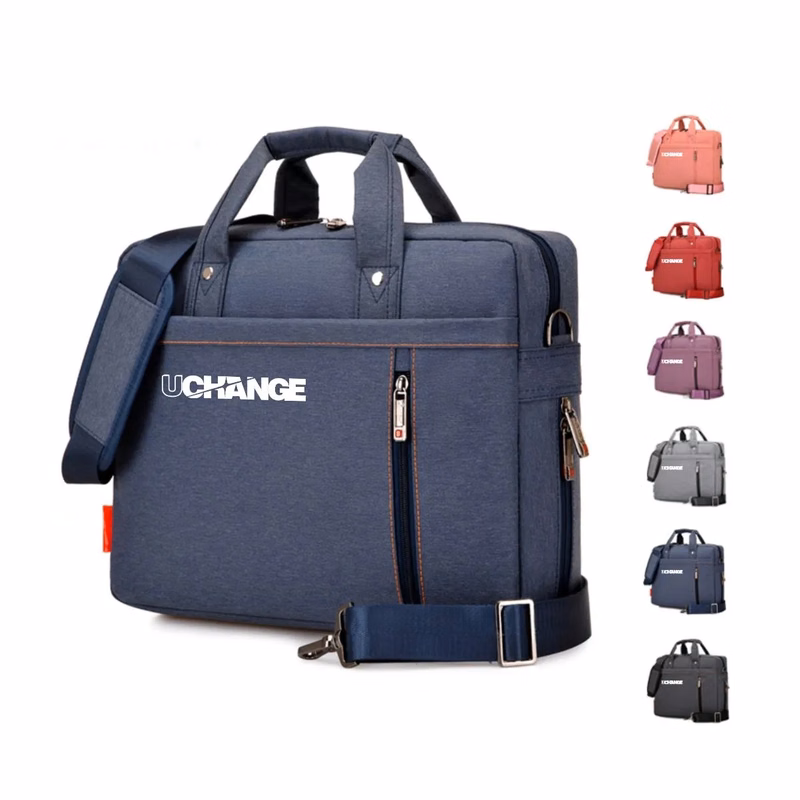 Business Laptop Bag With Shoulder Strap Trolley Strap Shockproof Durable 15.6" Laptop Bag