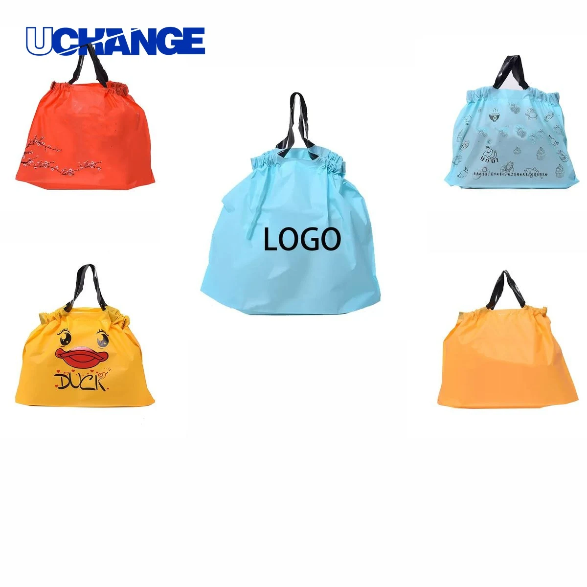Plastic Drawstring Packaging Bag for Product Packing 1