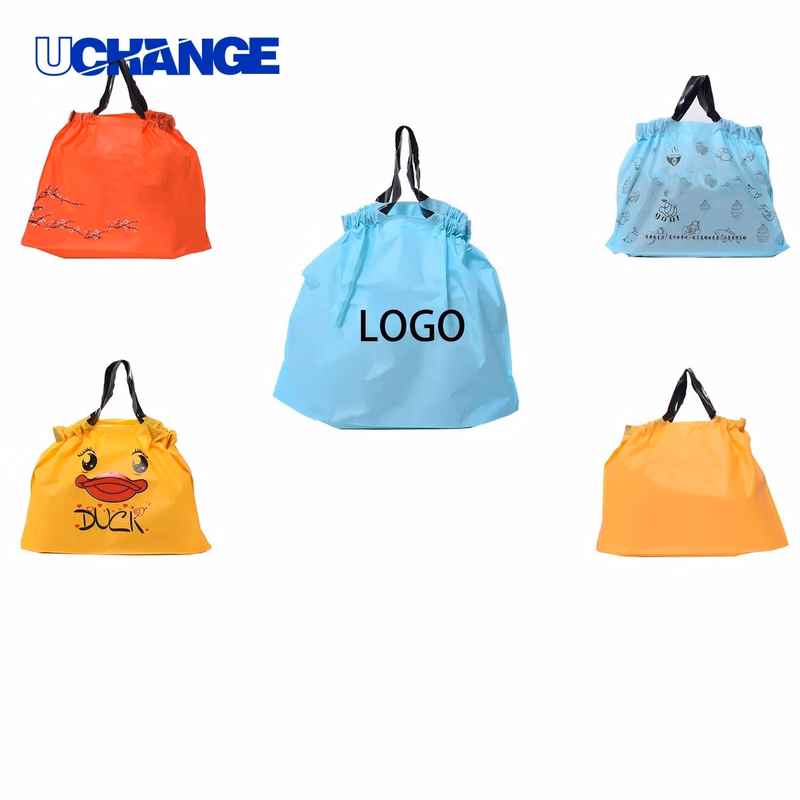 Plastic Drawstring Packaging Bag for Product Packing