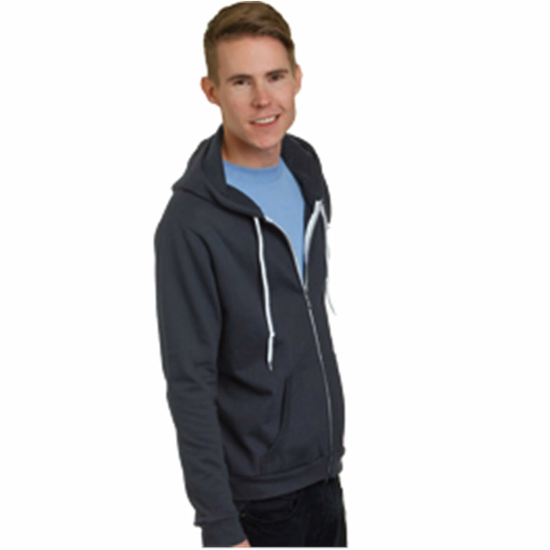 Unisex USA-Made Full-Zip Fleece HoodedSweatshirt - 875