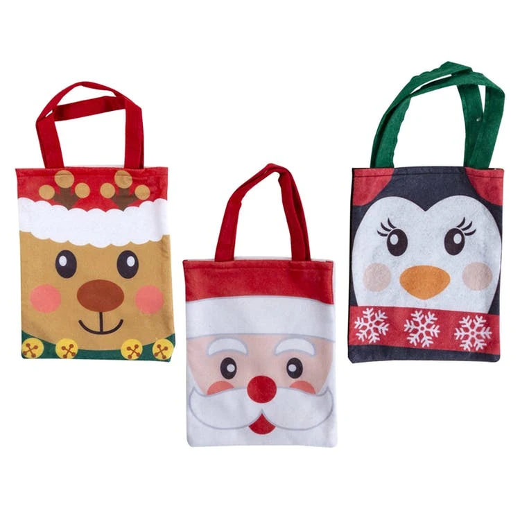 Christmas Character Gift Bags - 8" x 10" Felt 1