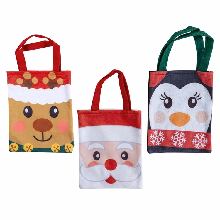 Christmas Character Gift Bags - 8" x 10" Felt