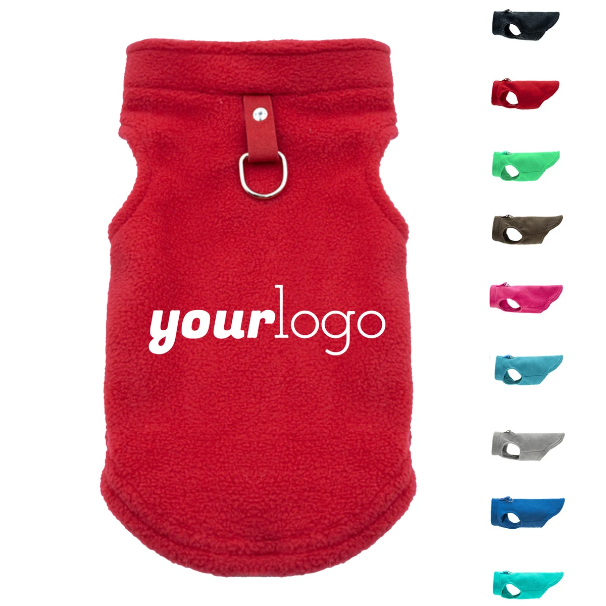 Thermal Fleece Dog Vest for Winter Comfort 1