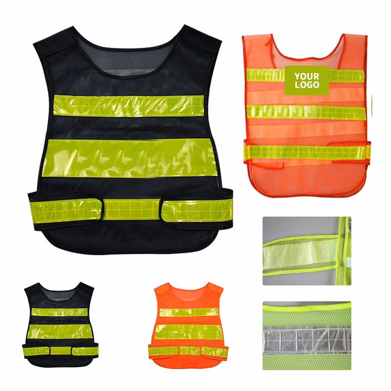 Adjustable Mesh Reflective Safety Vest